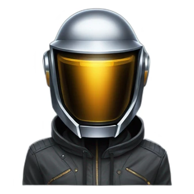 daft punk wearing MKBHD hoodie sticker