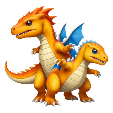 Cubone-dragonite-Agumon-Charmeleon-Fakémon-creature (full body) sticker