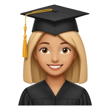  بنت حنطية متخرجة على قبعة تخرجها اسم zain sticker