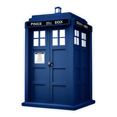 TARDIS sticker