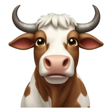 minotaur cow sticker