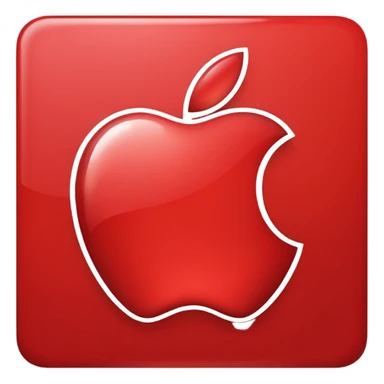 Apple logo sticker