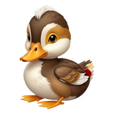 baby Mallard duck sticker