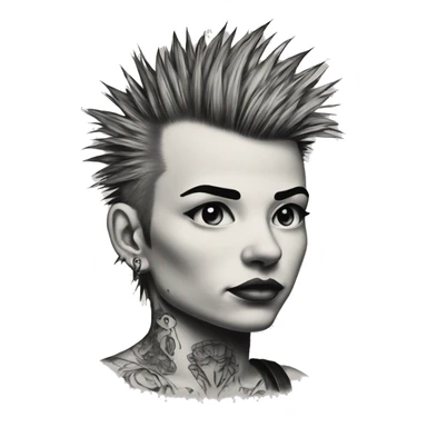 punk tattoo 1975 sticker