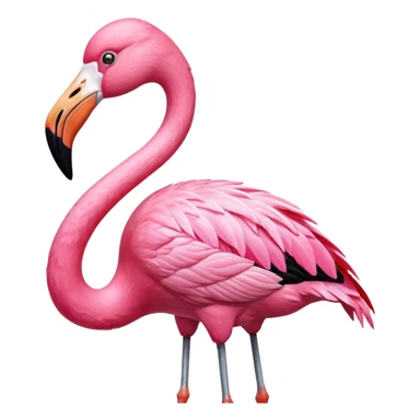 scp-1507-pink flamingo sticker