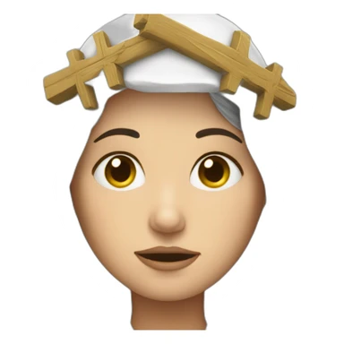 Mary with seven sorrows sticker