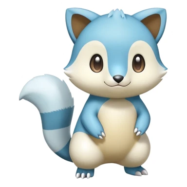 Dewott-Oshawott-Furret-Hybrid (full body) sticker