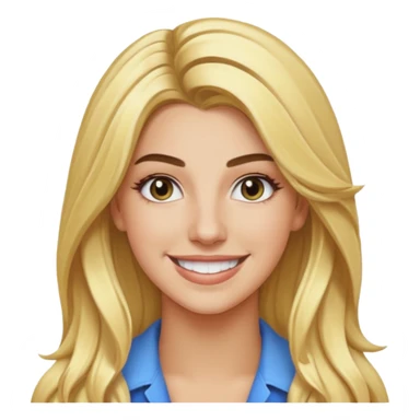 Lele Pons with long blonde hair sticker