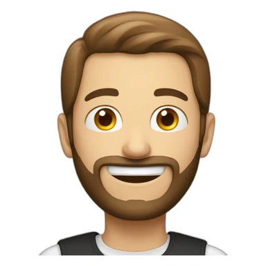 Homme en qamis qui est mort de rire sticker