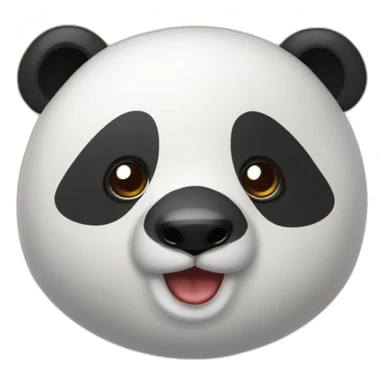 Panda echado en lodo sticker