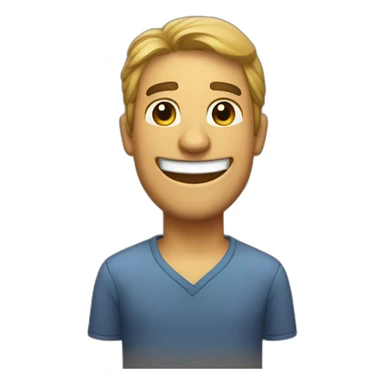 Jim lombriz sonriendo sticker