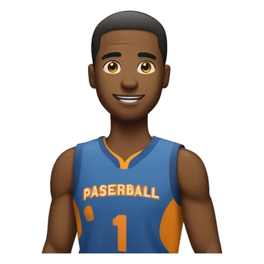 una persona con discapacidad jugando basketball. sticker