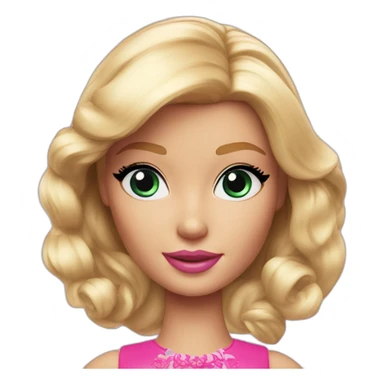 Polina barbie sticker