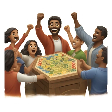 Someone winning settlers of Catan  sticker