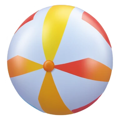 inflatable beach ball sticker