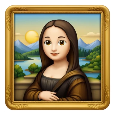 mona lisa sticker