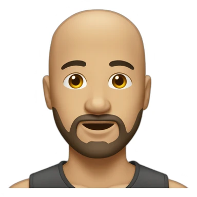 bald-guy-goatee sticker