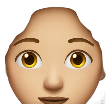 Person with damaged nose and scars sticker