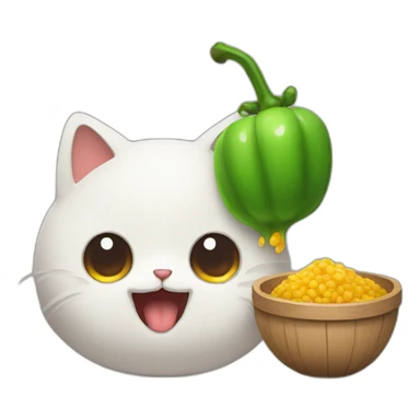 Poison qui se fait manger pas un chat sticker