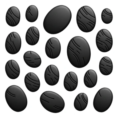 black fingerprints sticker