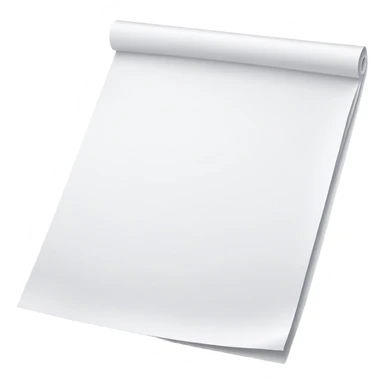 A4 paper sheet sticker