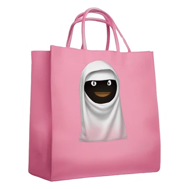 pink telfar shopper bag sticker