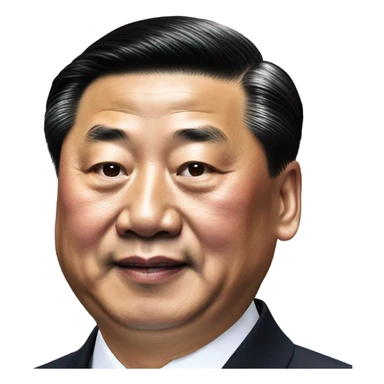 super realistic president xi jin ping sticker