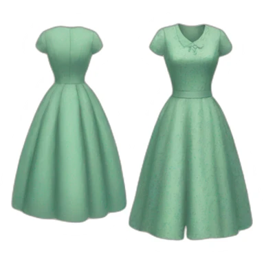 vintage dress sticker