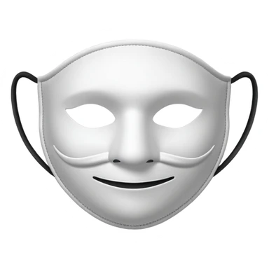 mask for saving from pollustion sticker