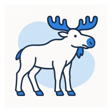 Moose sticker