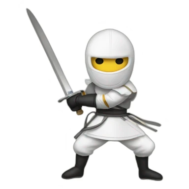 Escrime sabre sticker