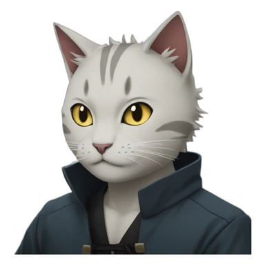 gojo is a cat from jujutsu kaisen sticker