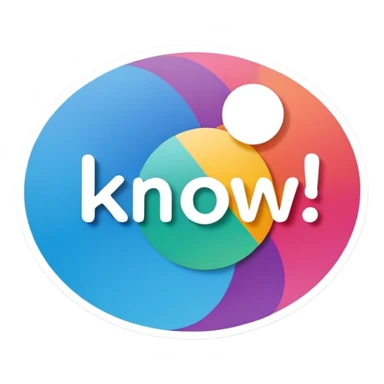 sticker that says “i know” sticker