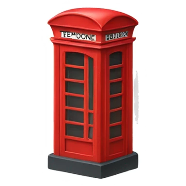 Red Telephone Box sticker