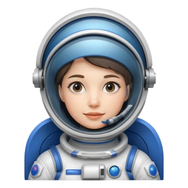 astronot women  sticker