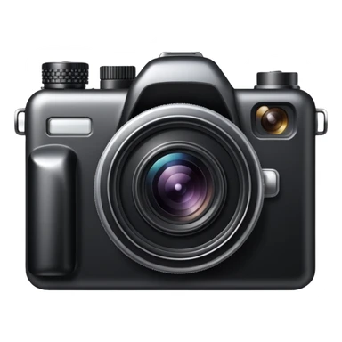 camera taking a photo sticker