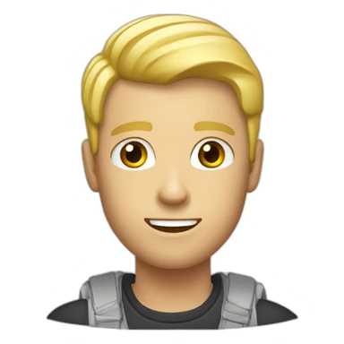 photographe blond homme sticker