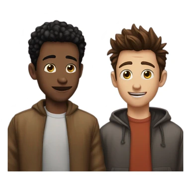 ian and mickey shameless sticker