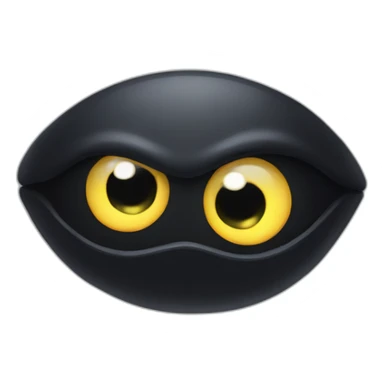 darkness with eyes sticker