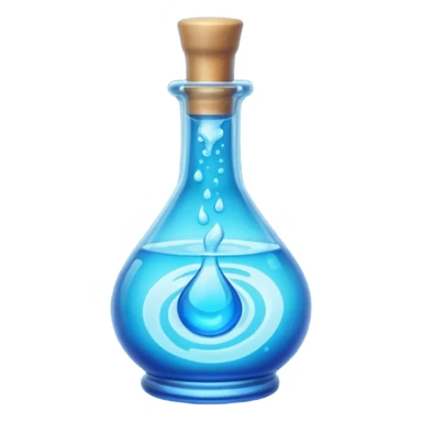 blue health potion sticker
