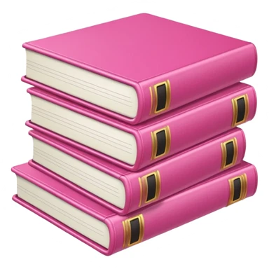 pink textbooks sticker