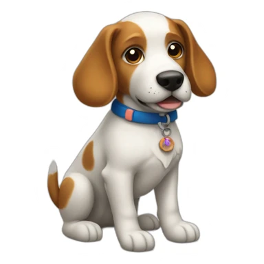 Dog in new Amsterdam sticker