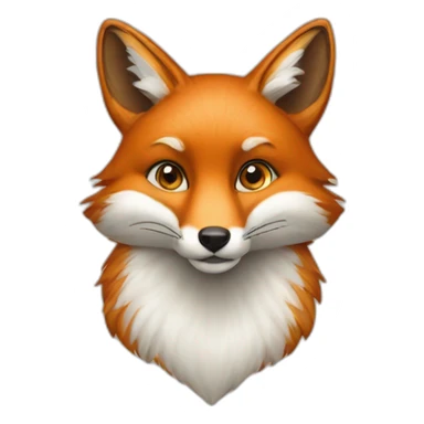 FOX SMART AND CLEVER sticker