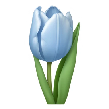 light blue tulip sticker