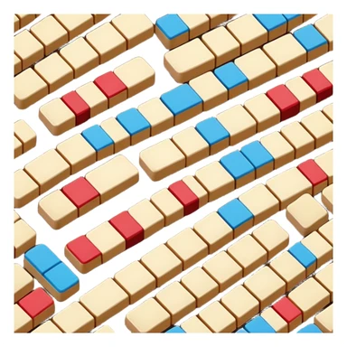 colorful Domino pieces sticker