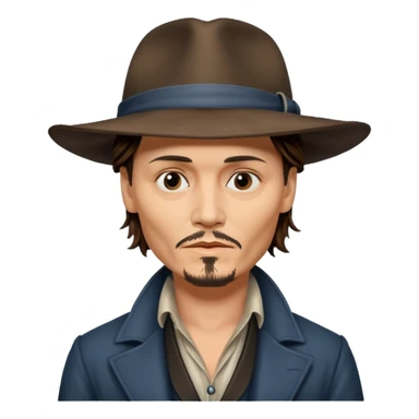 johny depp sticker