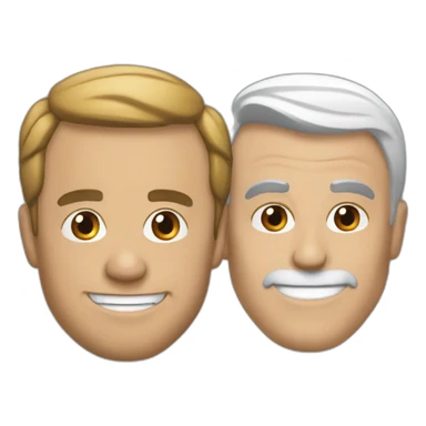 Zemour sur le dos de macron sticker