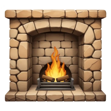 Cheminée sticker