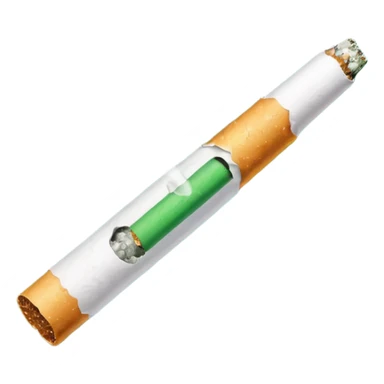 a green cigarrete, like the wpp one sticker