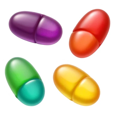 3 jelly beans sticker